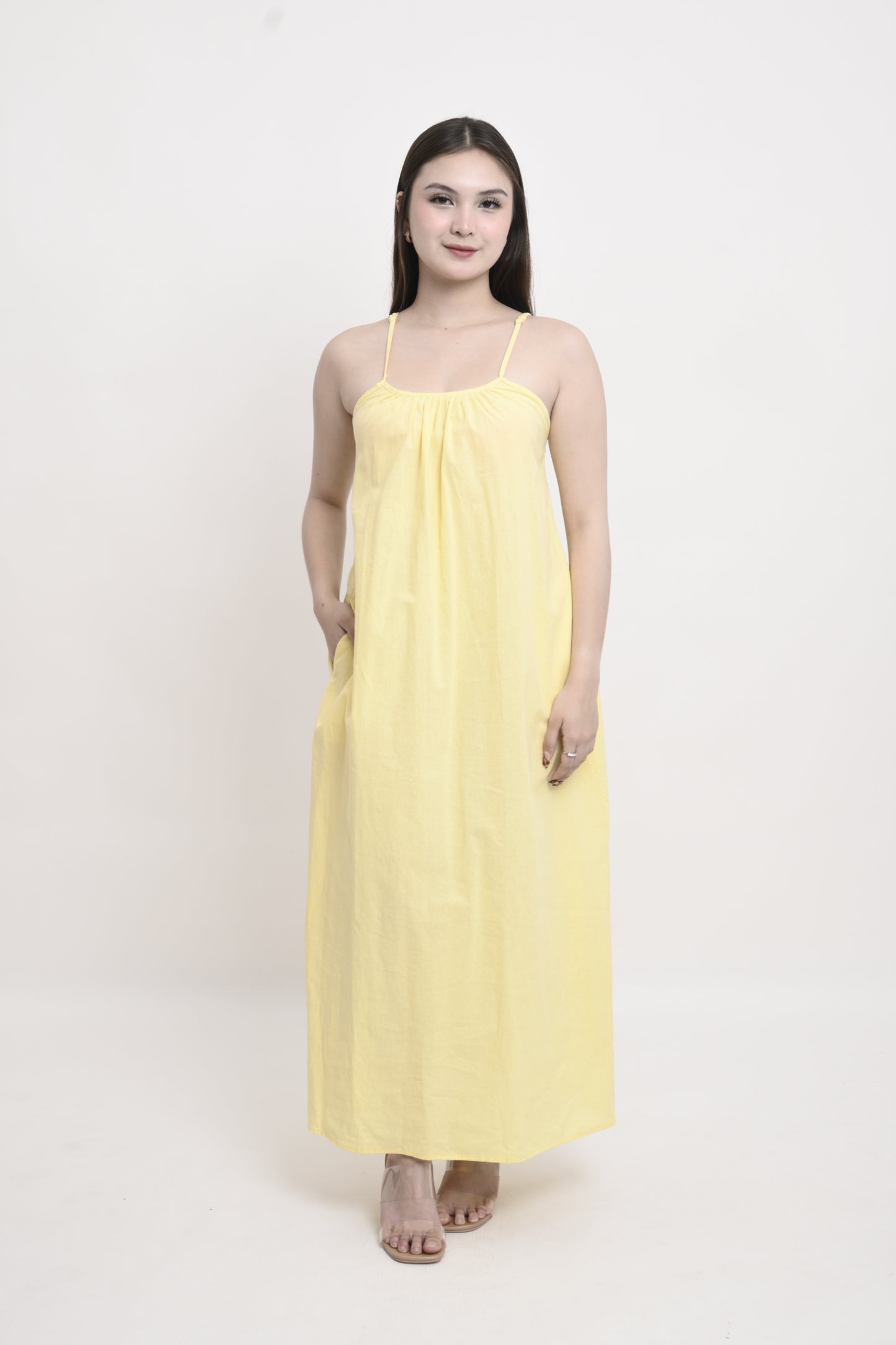 Cotton Linen Maxi Dress
