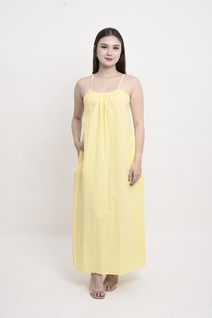Cotton Linen Maxi Dress