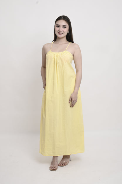 Cotton Linen Maxi Dress