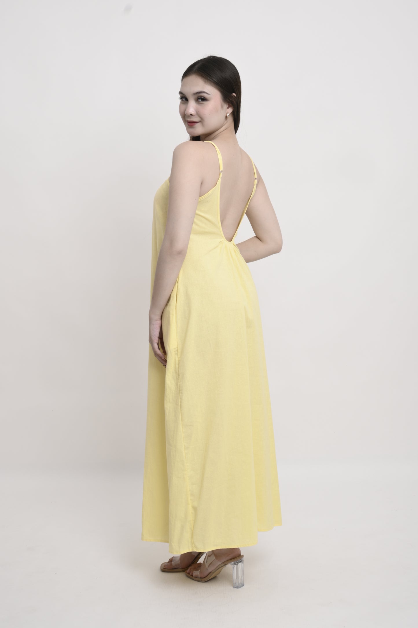 Cotton Linen Maxi Dress