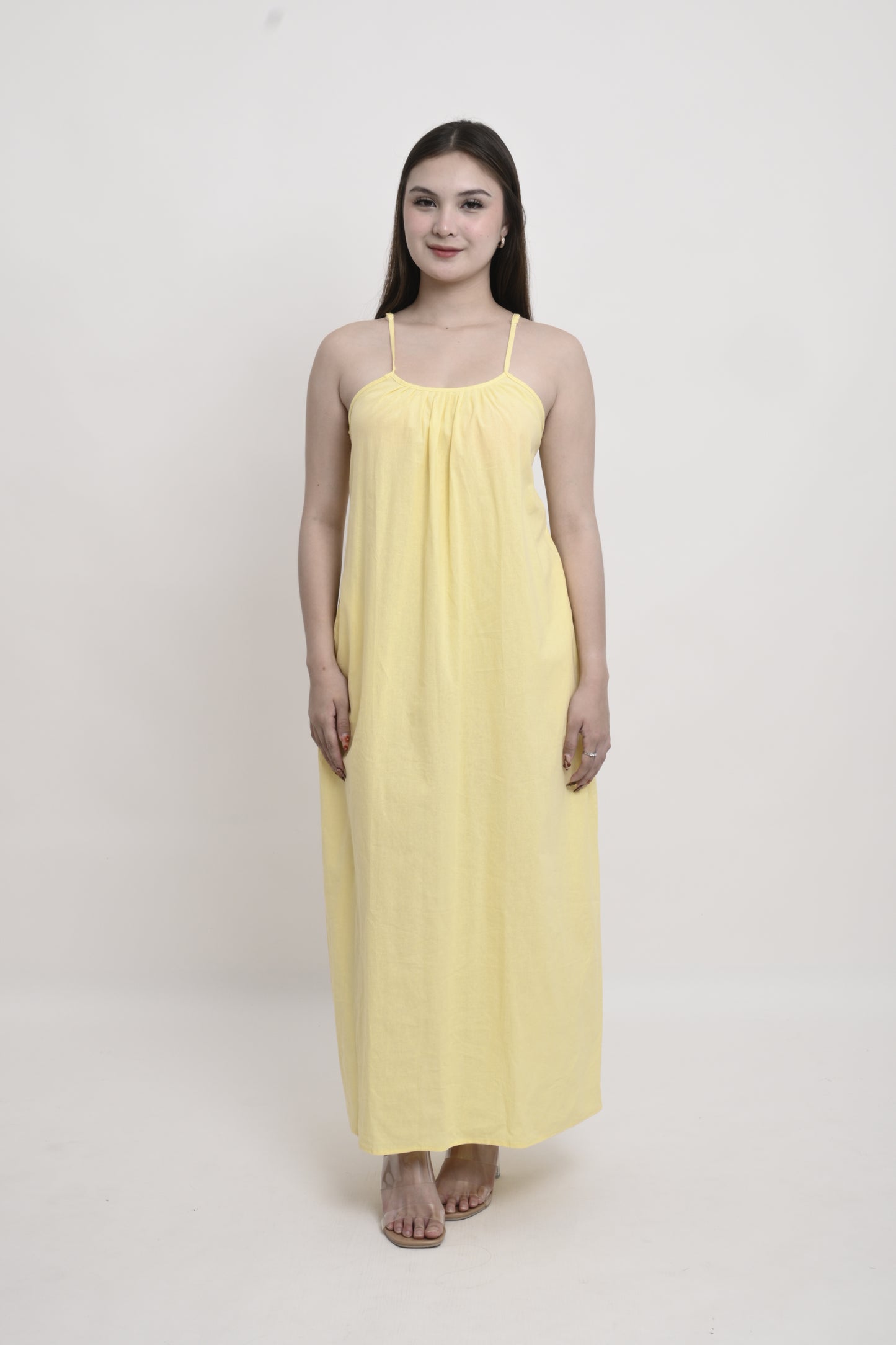 Cotton Linen Maxi Dress