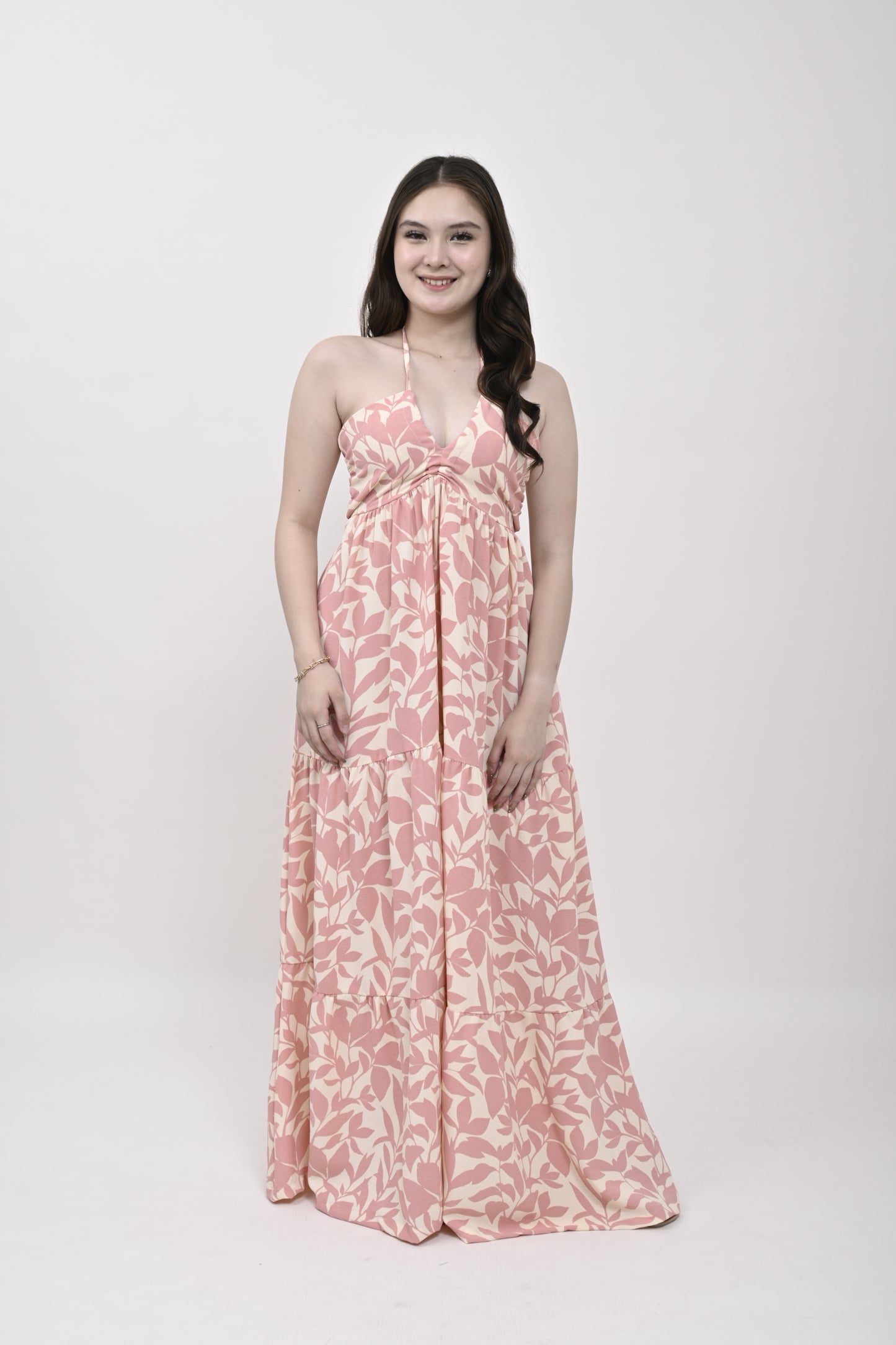 Tie-Back Maxi Dress