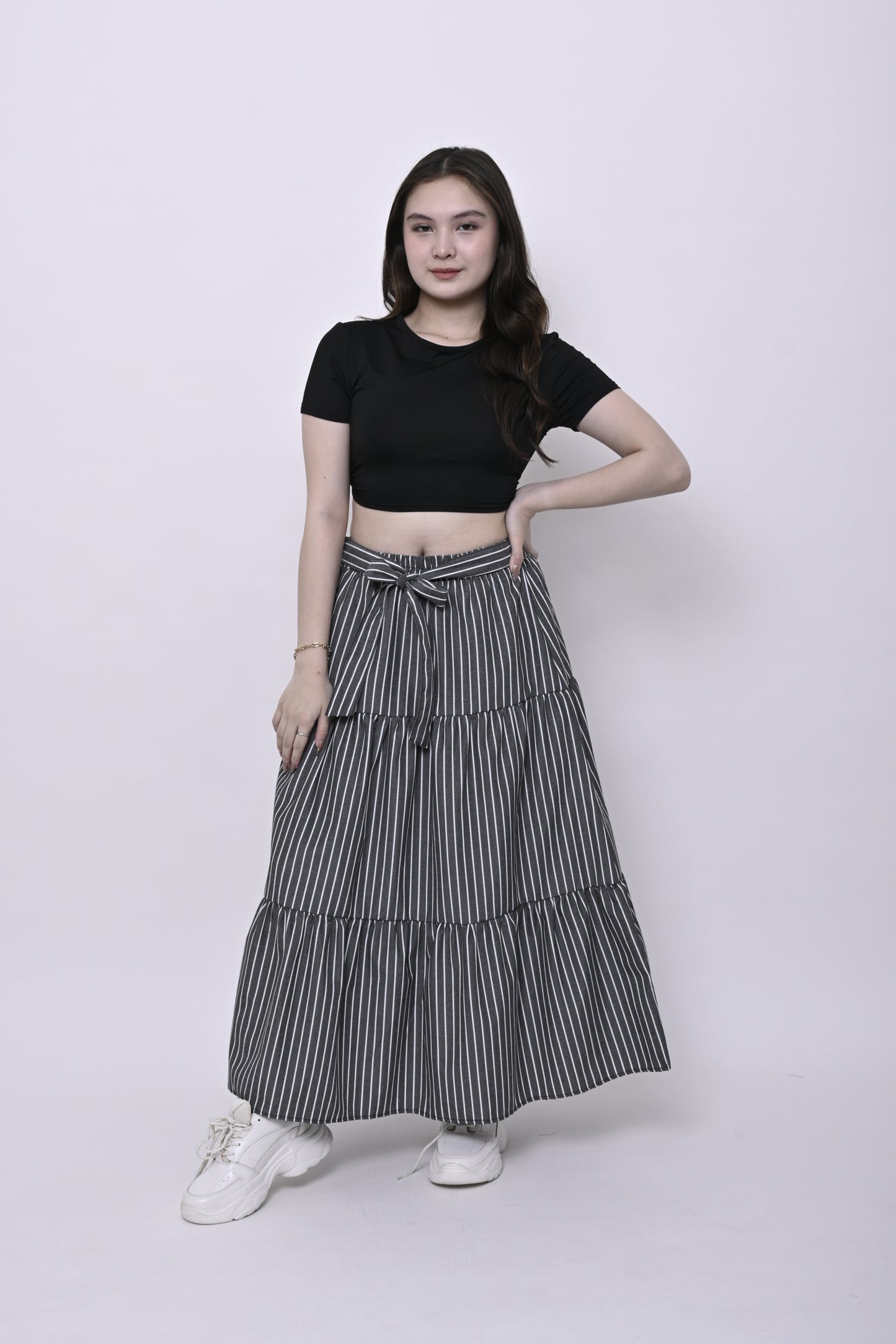 Harper Maxi Skirt Stripe