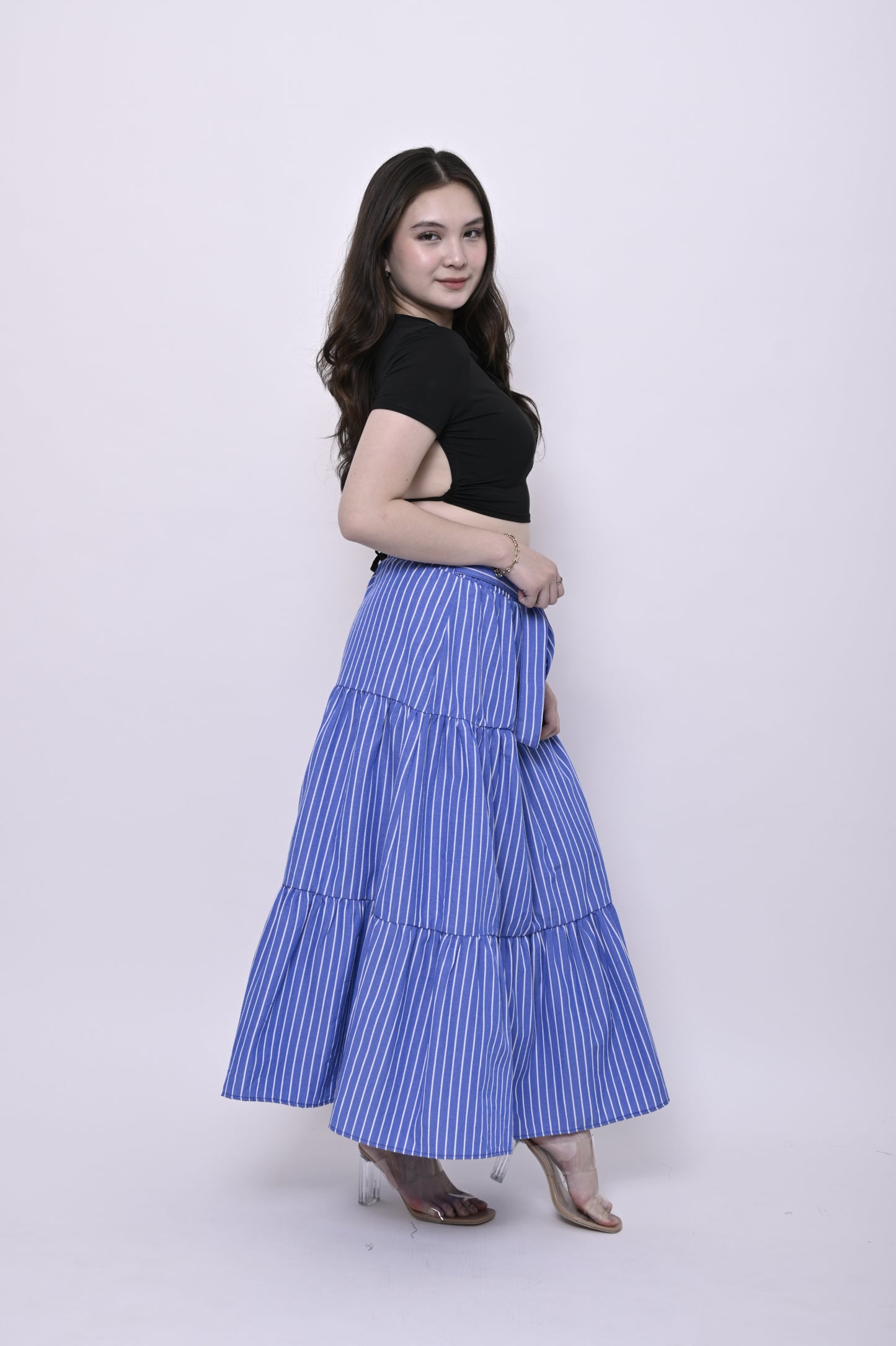 Harper Maxi Skirt Stripe