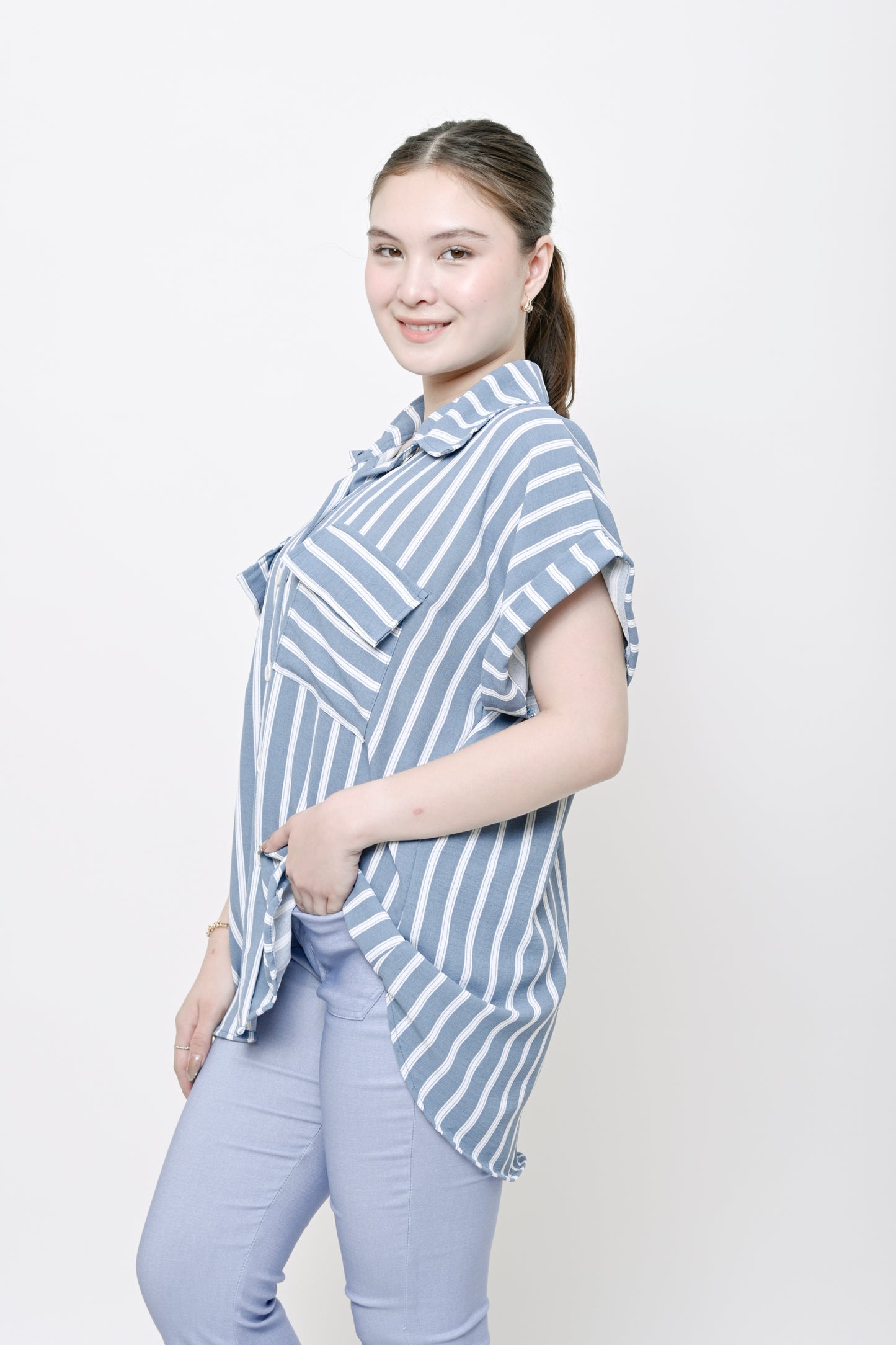 Thalia Polo Blouse