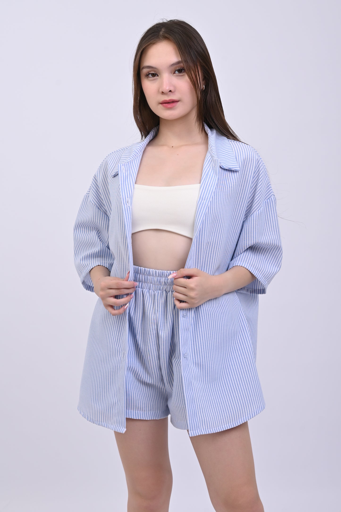 Polo Stripe and Shorts Coordinates