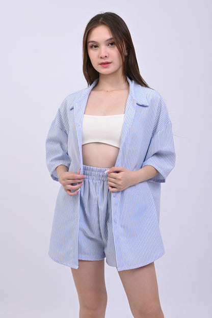 Polo Stripe and Shorts Coordinates