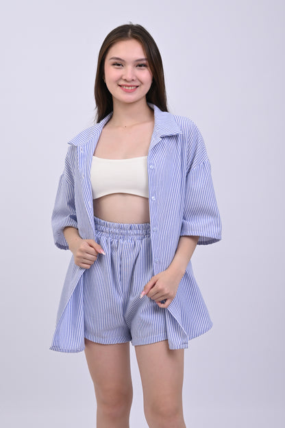 Polo Stripe and Shorts Coordinates