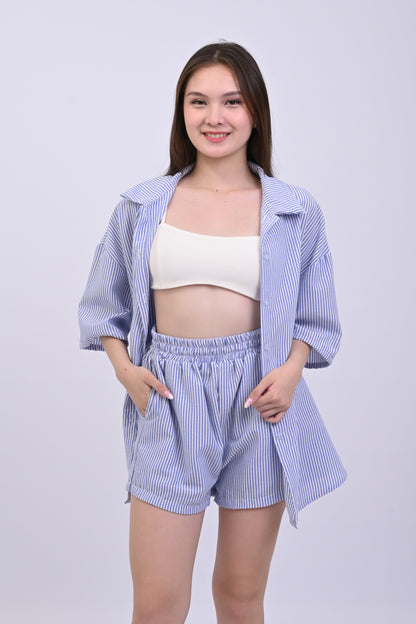 Polo Stripe and Shorts Coordinates