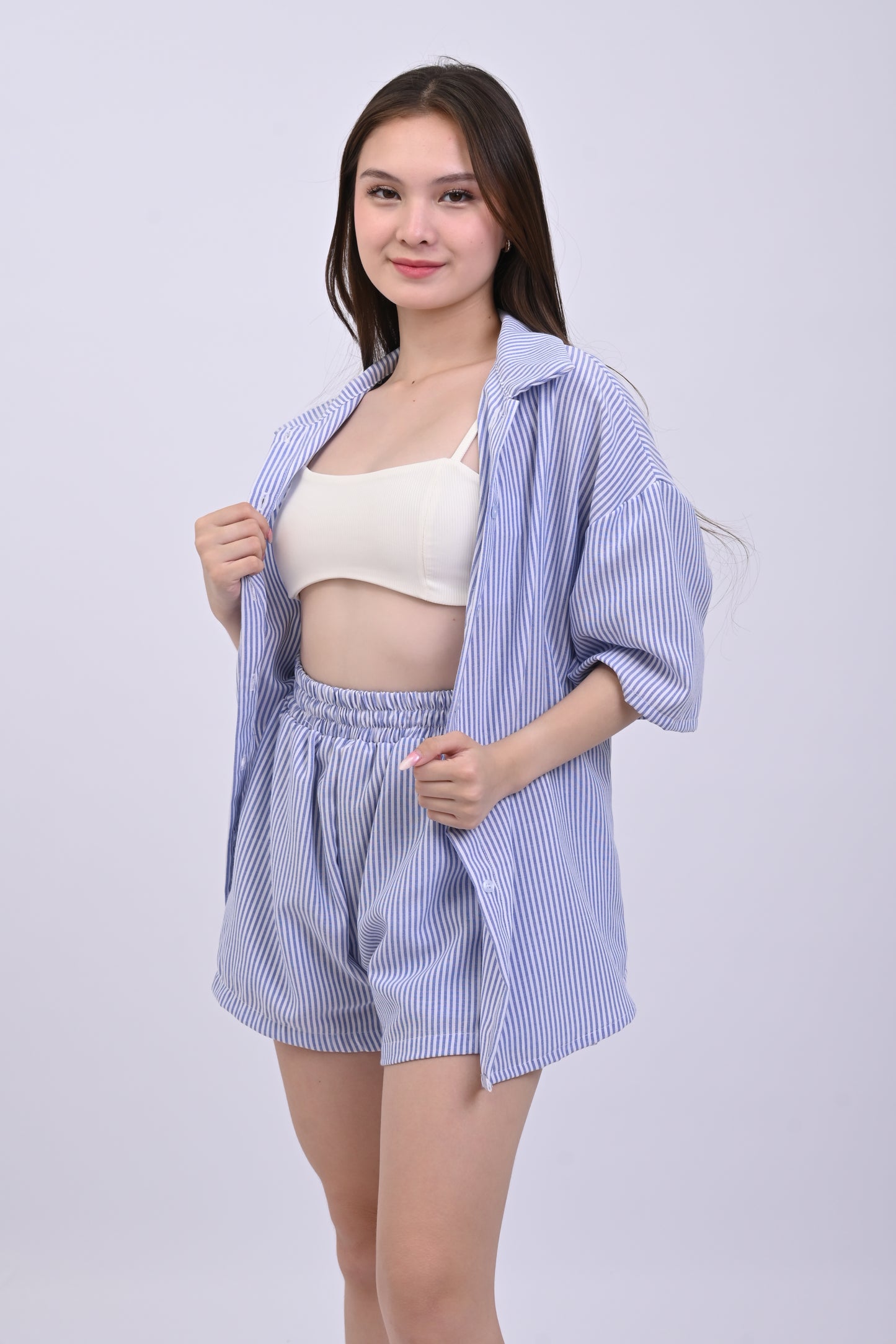 Polo Stripe and Shorts Coordinates