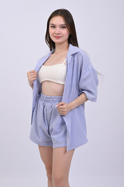 Polo Stripe and Shorts Coordinates