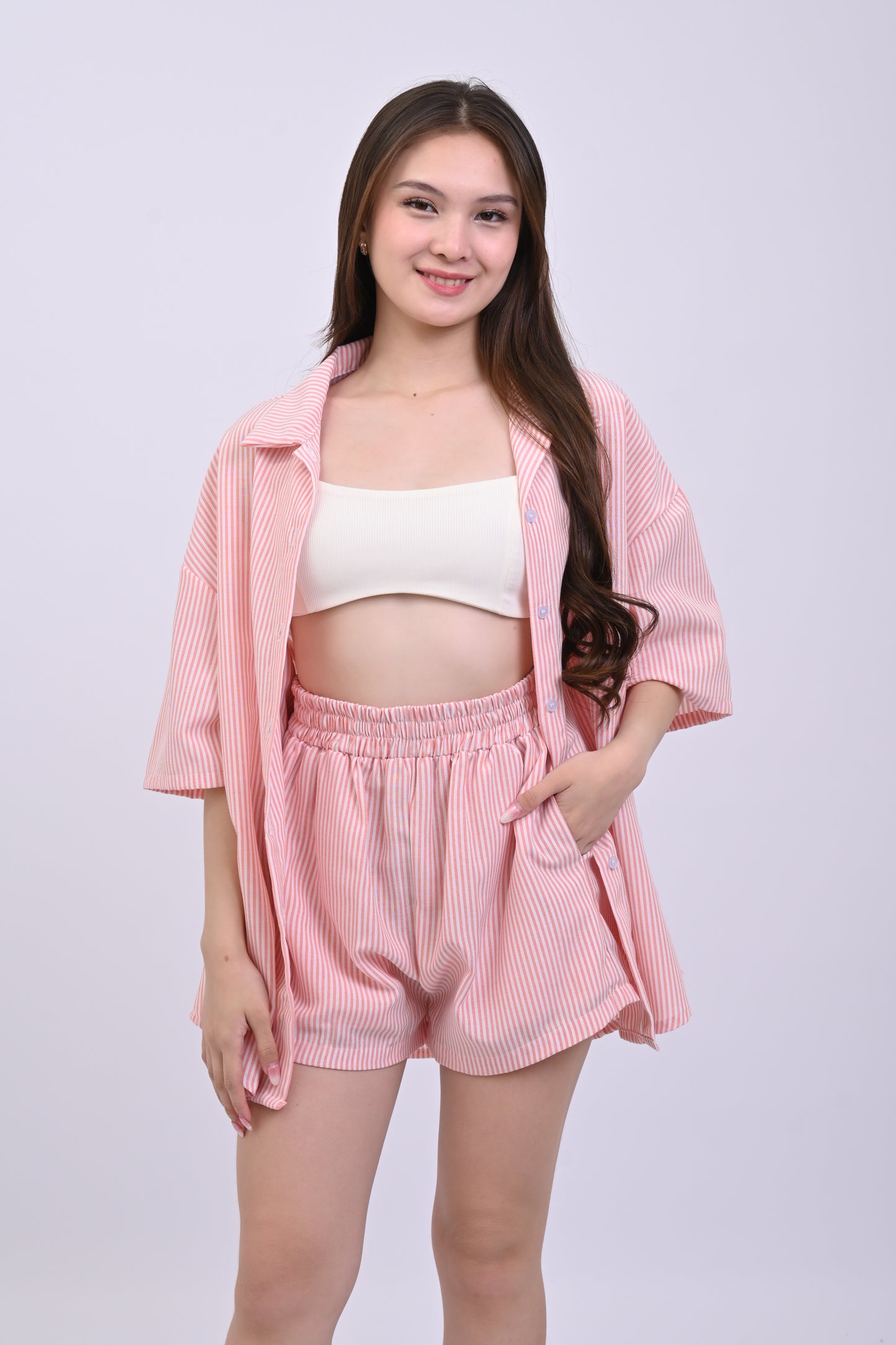 Polo Stripe and Shorts Coordinates