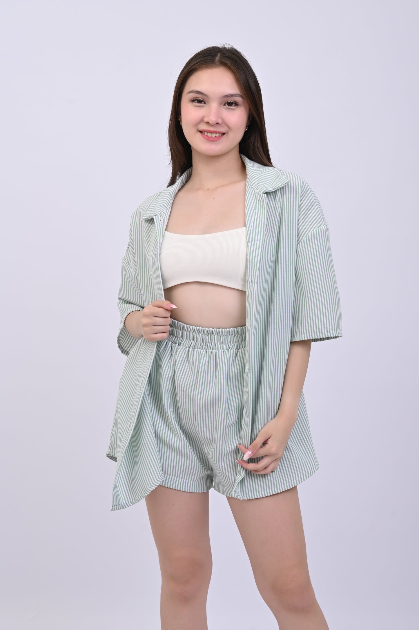 Polo Stripe and Shorts Coordinates