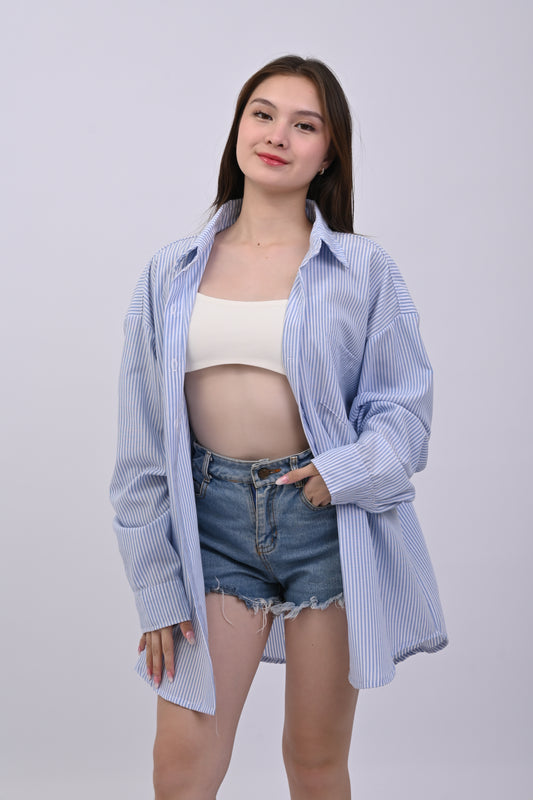 Matilda Oversized Polo Blouse