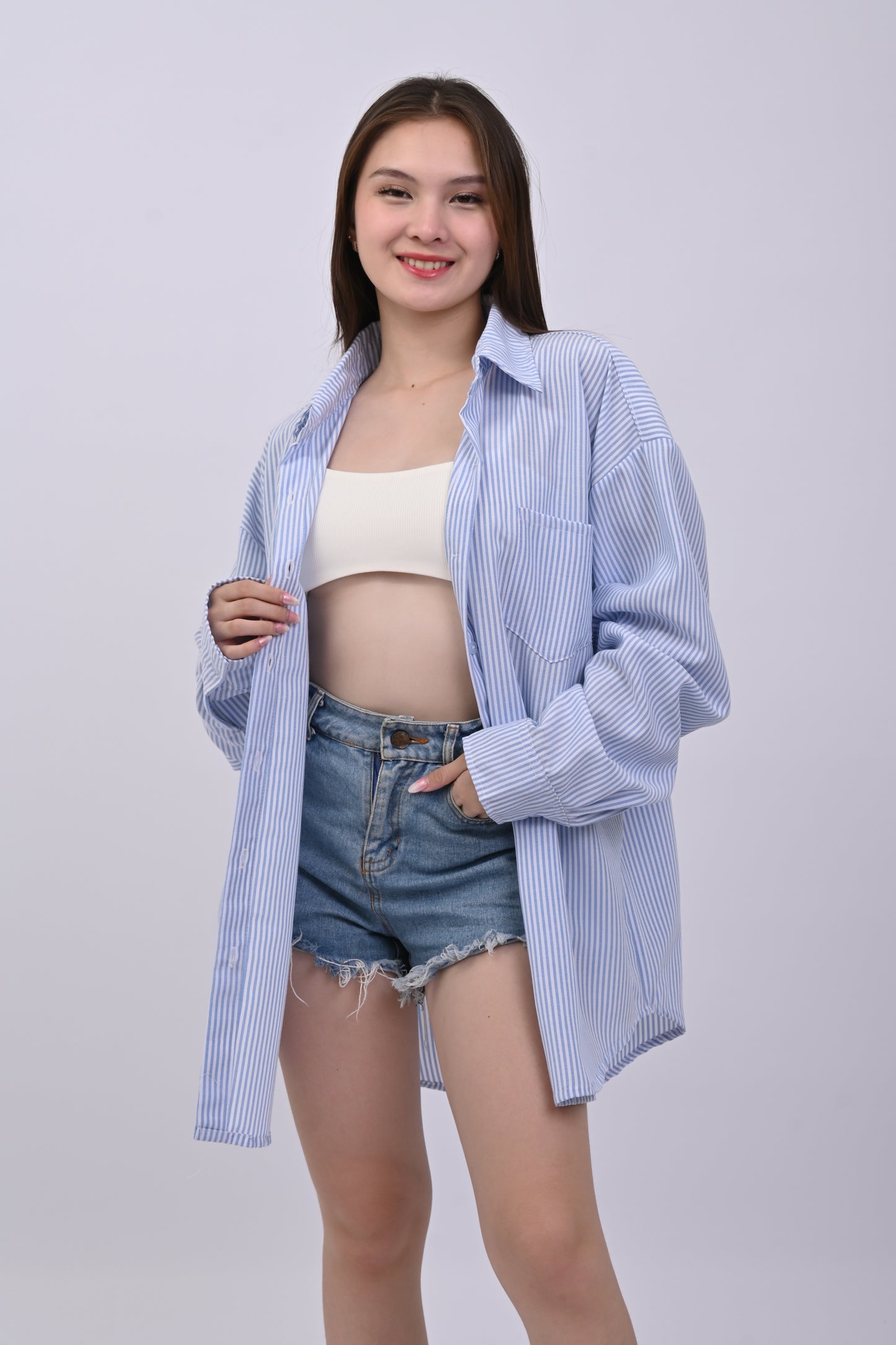 Matilda Oversized Polo Blouse