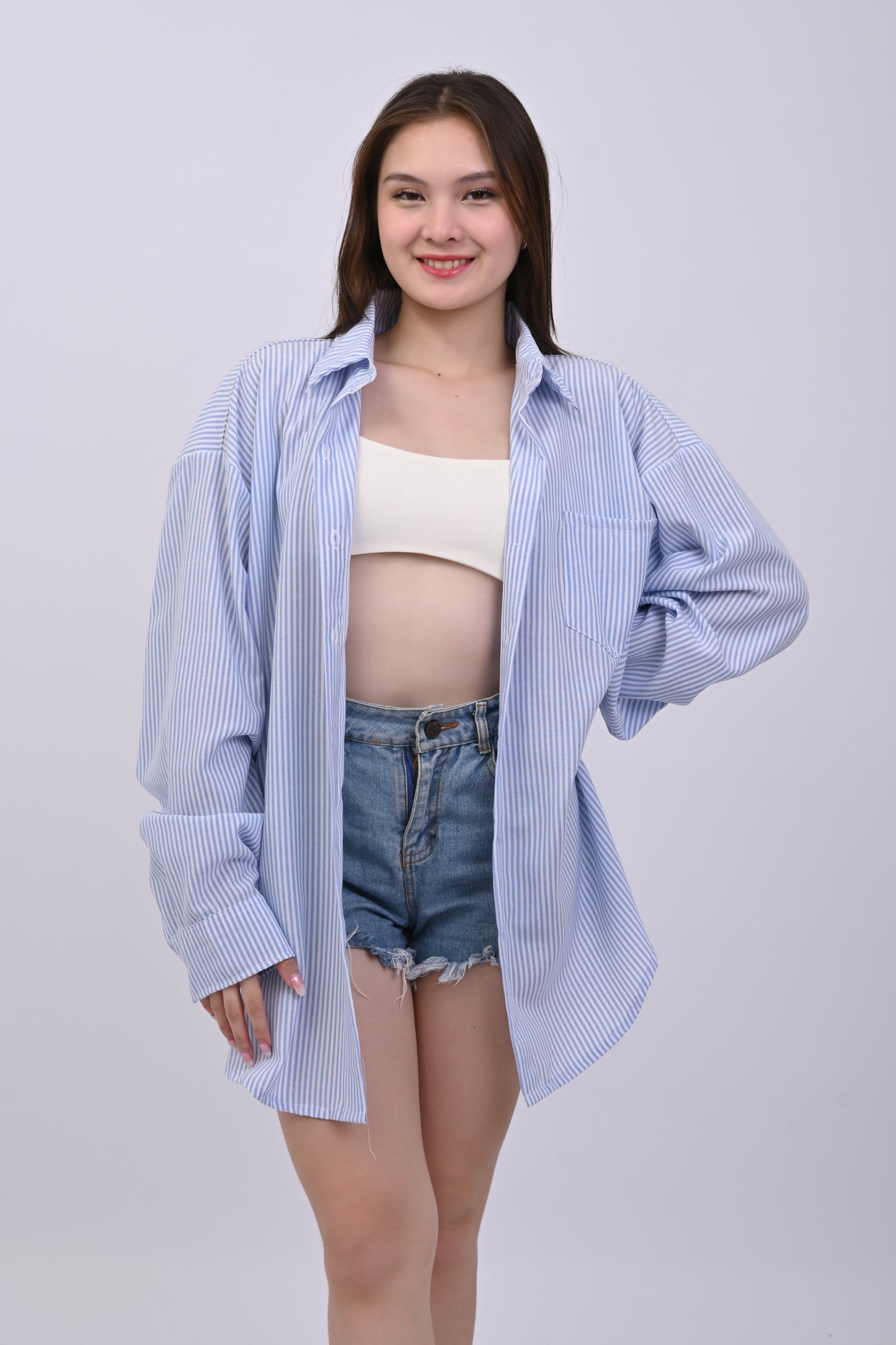 Matilda Oversized Polo Blouse