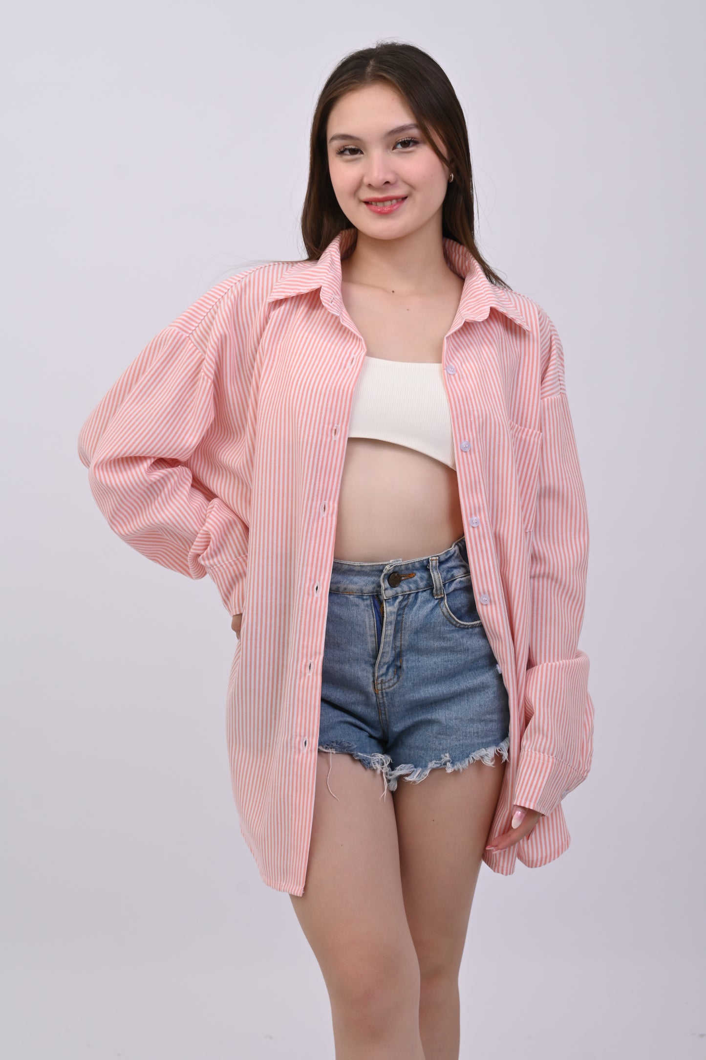 Matilda Oversized Polo Blouse