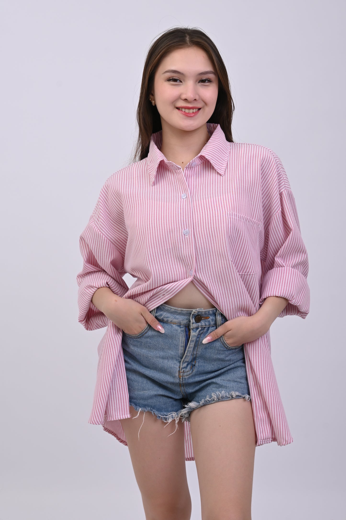 Matilda Oversized Polo Blouse