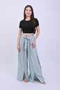 Slit Wide-Leg Pants