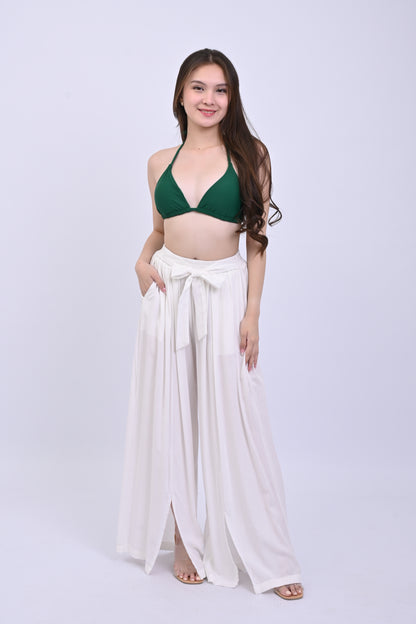 Slit Wide-Leg Pants