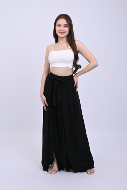 Slit Wide-Leg Pants