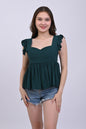 Ruffle Sleeves Top