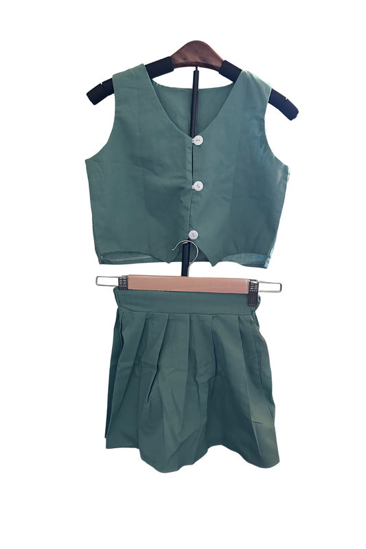 Vest Coordinates Summer Dress - Kids
