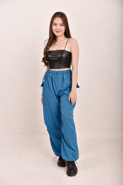 Pull String Cargo Pants