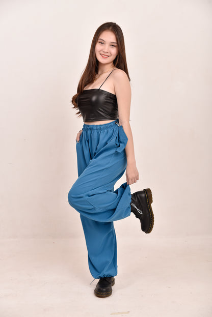 Pull String Cargo Pants