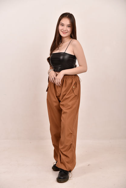 Pull String Cargo Pants