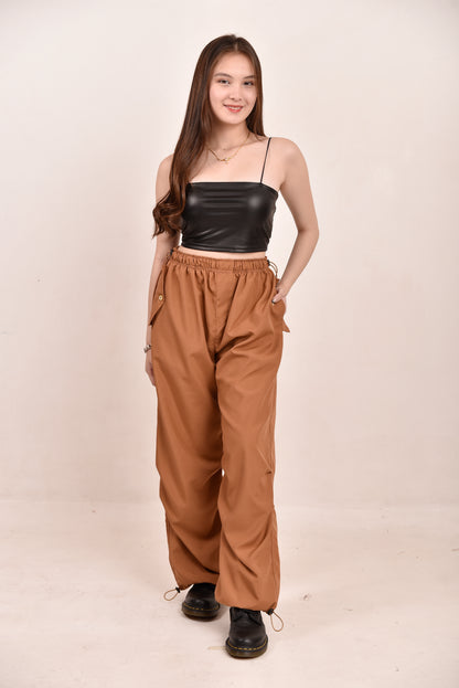 Pull String Cargo Pants