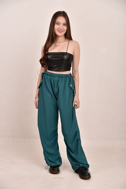 Pull String Cargo Pants